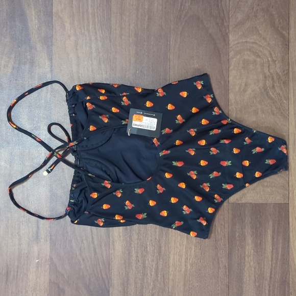 Rio De Sol Cashew Julia One Piece Black Print Swimsuit - Picture 4 of 7